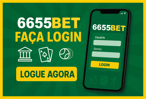 Imagem destacando login seguro na 6655BET para novos usuários
